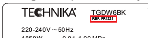 Technika Product Reference Number